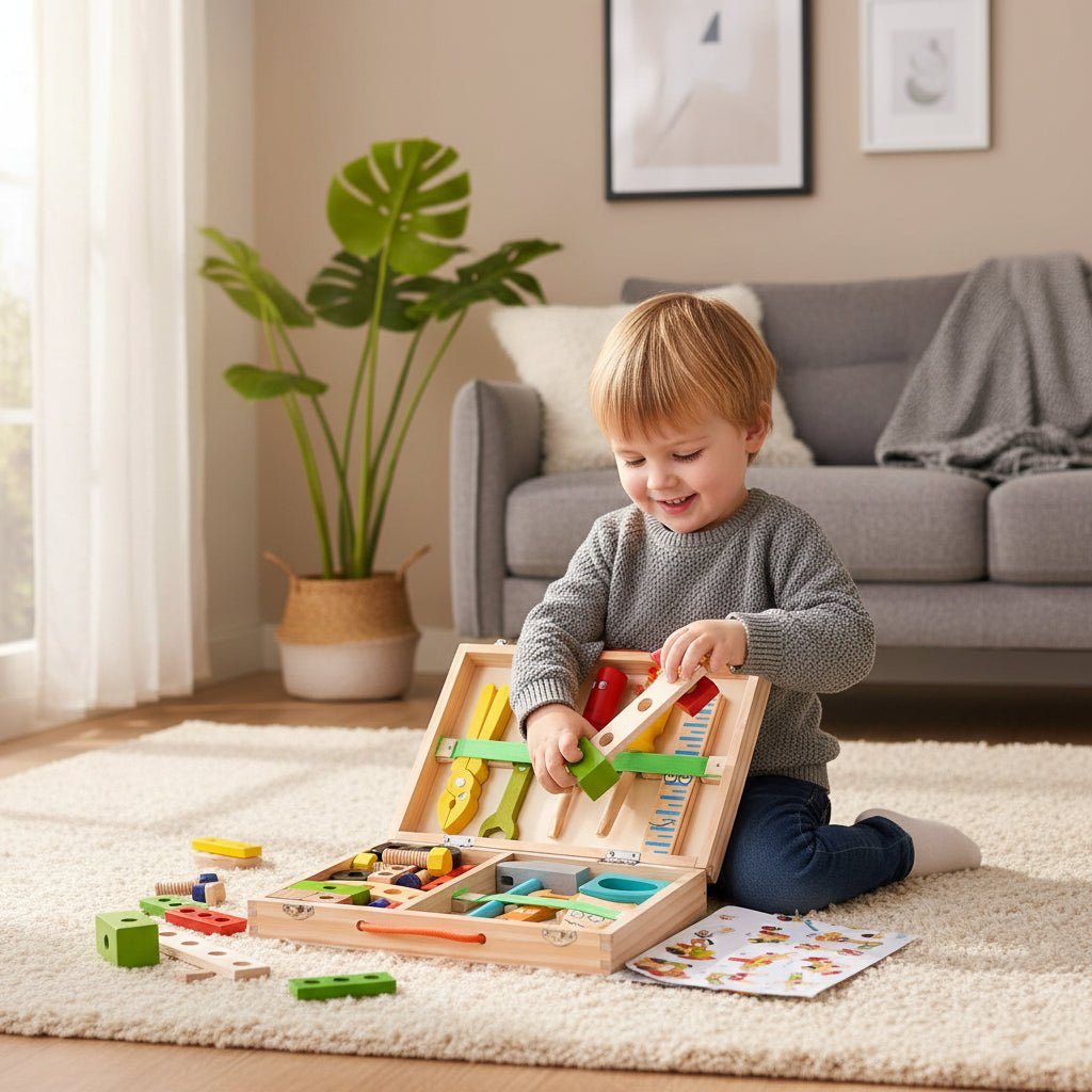 BUILDAROO – Creative Wooden Building Set For Playful Learning And Imagination