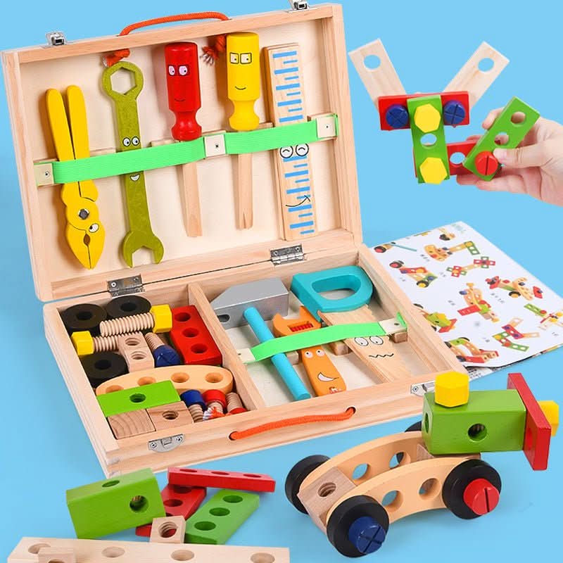 BUILDAROO – Creative Wooden Building Set For Playful Learning And Imagination