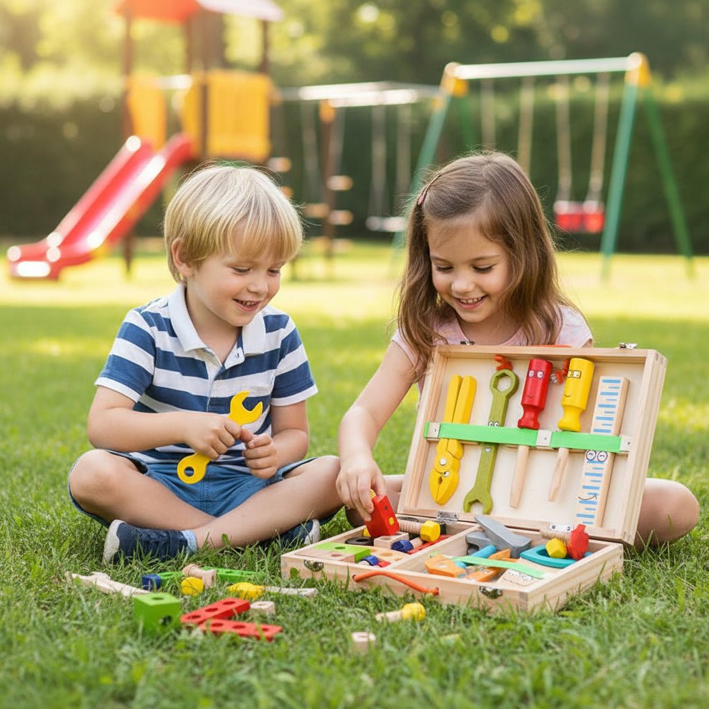 BUILDAROO – Creative Wooden Building Set For Playful Learning And Imagination
