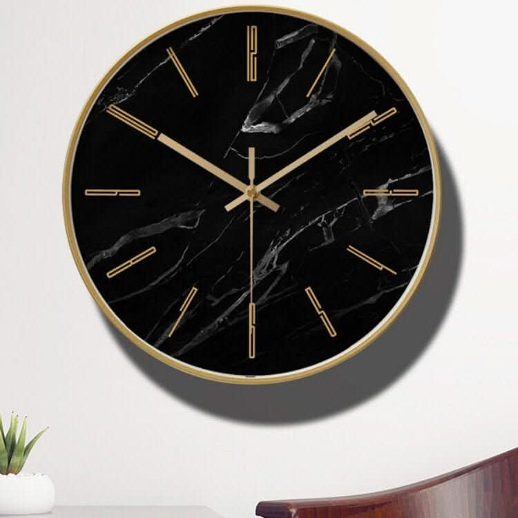 Arcora Marble Wall Clock Luxurious Timepiece Art Piece