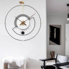 ZEPHYRA Refined Metal Frame Wall Clock With Silent Quartz Movement And Modern Design
