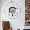ZEPHYRA Refined Metal Frame Wall Clock With Silent Quartz Movement And Modern Design