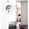 ZEPHYRA Refined Metal Frame Wall Clock With Silent Quartz Movement And Modern Design