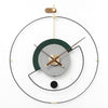 ZEPHYRA Refined Metal Frame Wall Clock With Silent Quartz Movement And Modern Design
