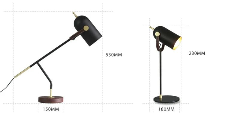 VIZALITE – Moderne Metall-Tischlampe für warmes LED-Umgebungslicht