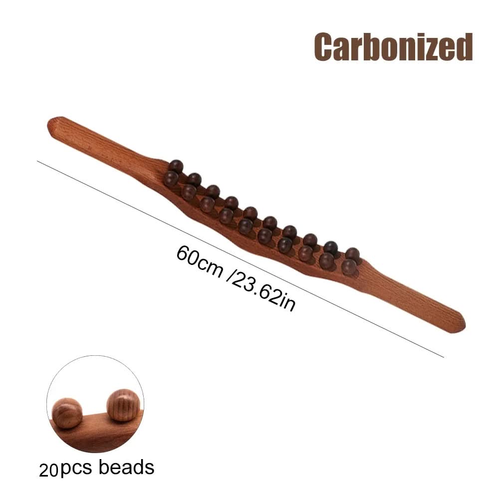 Holzkomfort Profi – Gua Sha Wooden Massage Stick for Muscle Relaxation (60 cm)