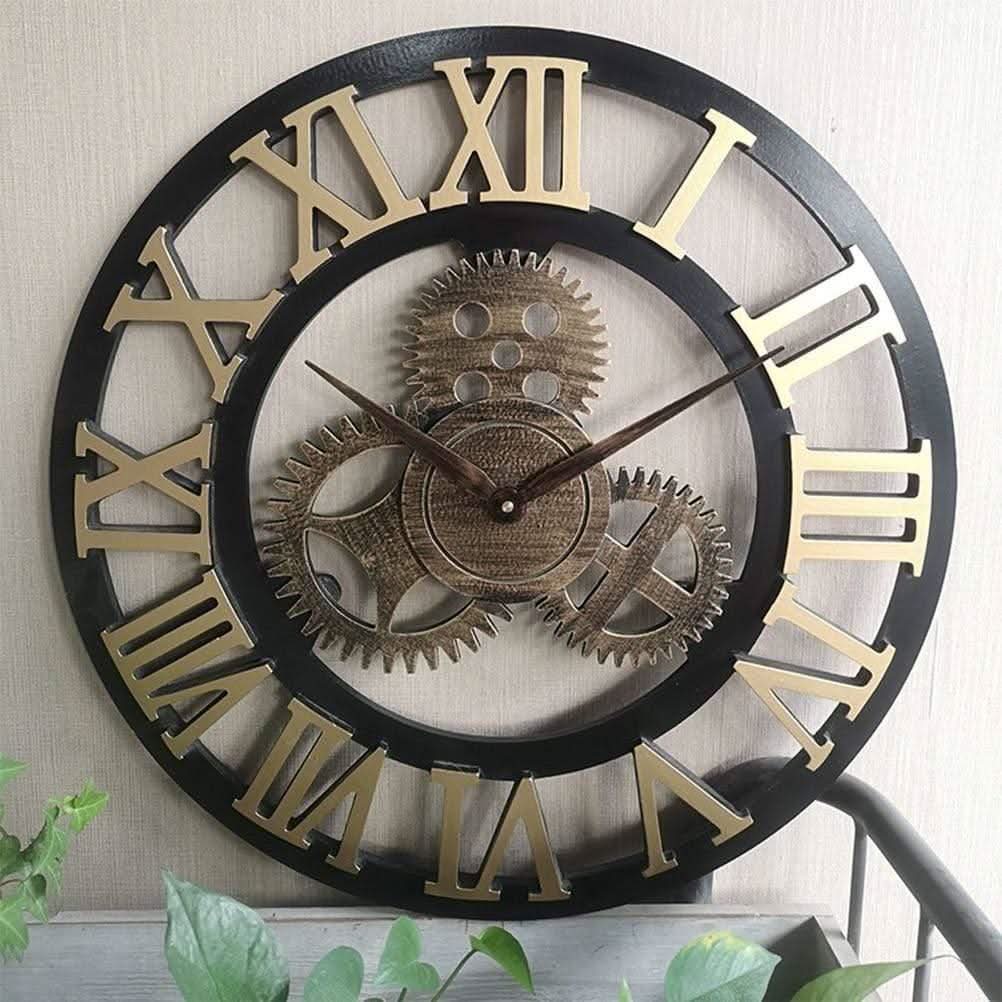Elorine - Retro Steampunk Wall Clock