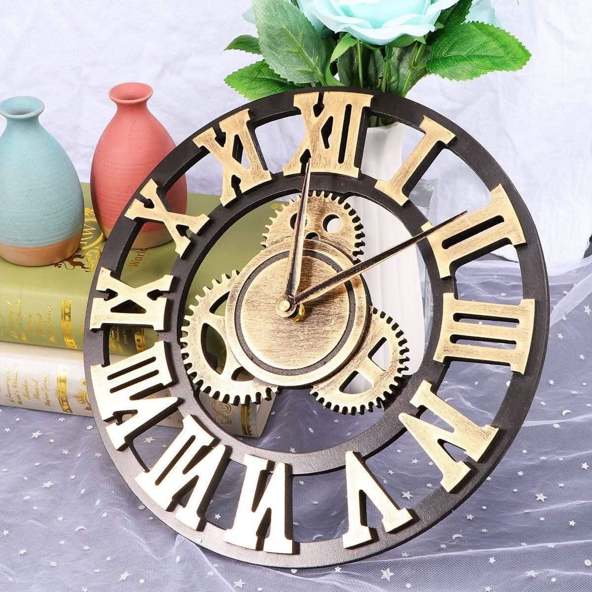 Elorine - Retro Steampunk Wall Clock