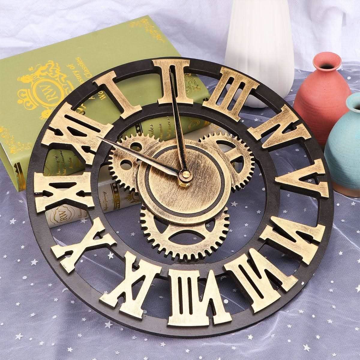 Elorine - Retro Steampunk Wall Clock
