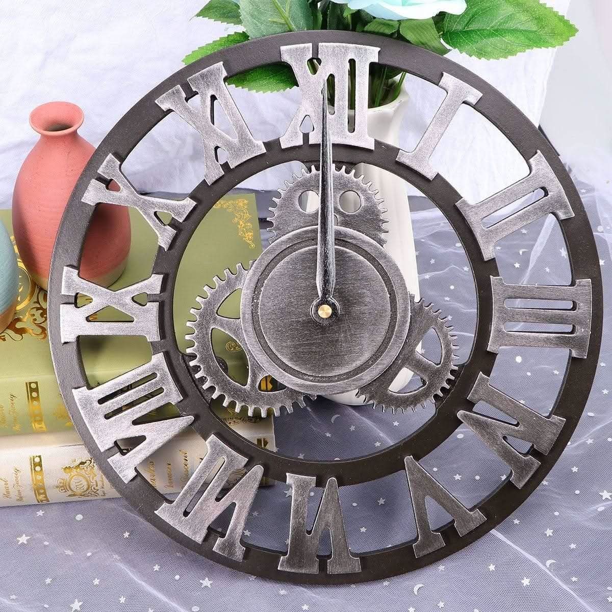 Elorine - Retro Steampunk Wall Clock