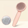 Self-Cleaning Brush - Self-Cleaning Cat Brush for Less Shedding & Cleaner Fur