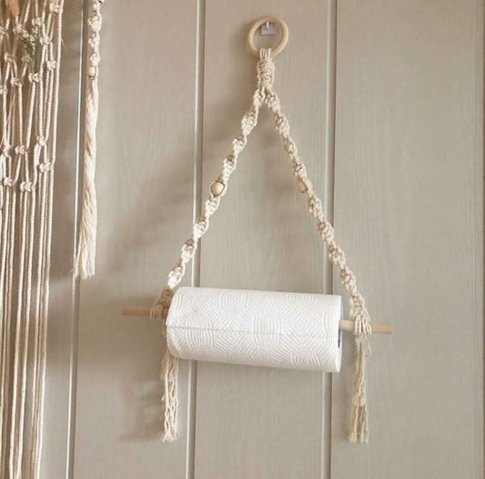 TWYLO - Macrame Paper Towel Holder