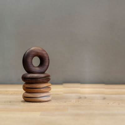 ZELLIX Environmentally Friendly Wooden Donut Clips Bag Closure