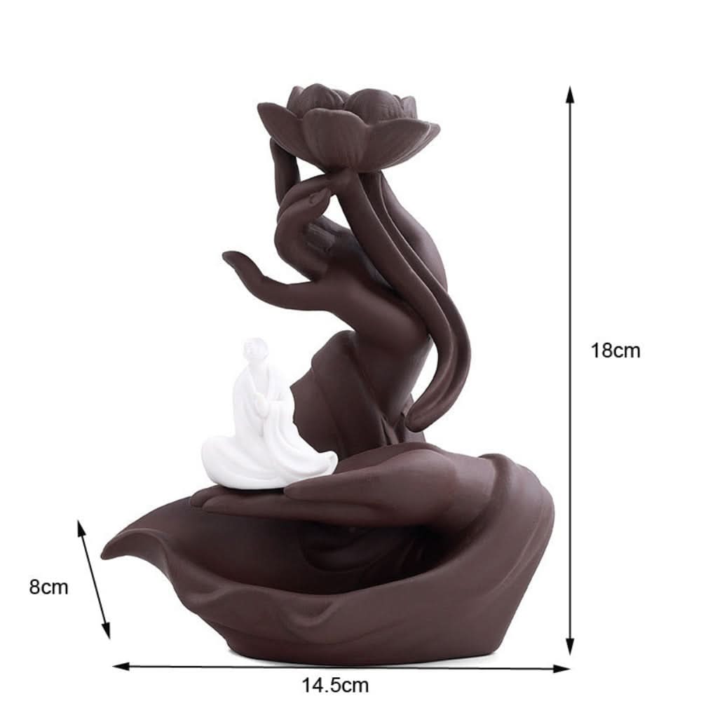 Essentra LED Waterfall Incense Burner Lamp