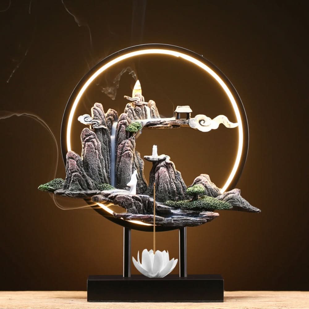 Essentra LED Waterfall Incense Burner Lamp