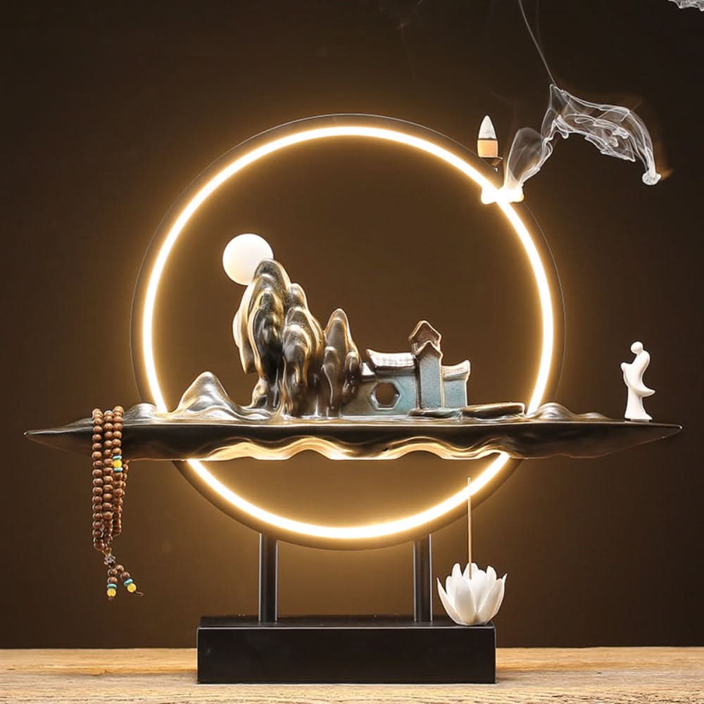 Essentra LED Waterfall Incense Burner Lamp