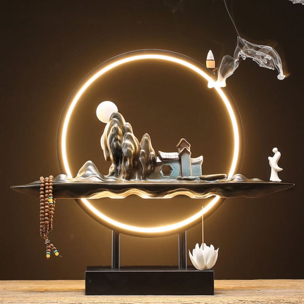 Essentra LED Waterfall Incense Burner Lamp