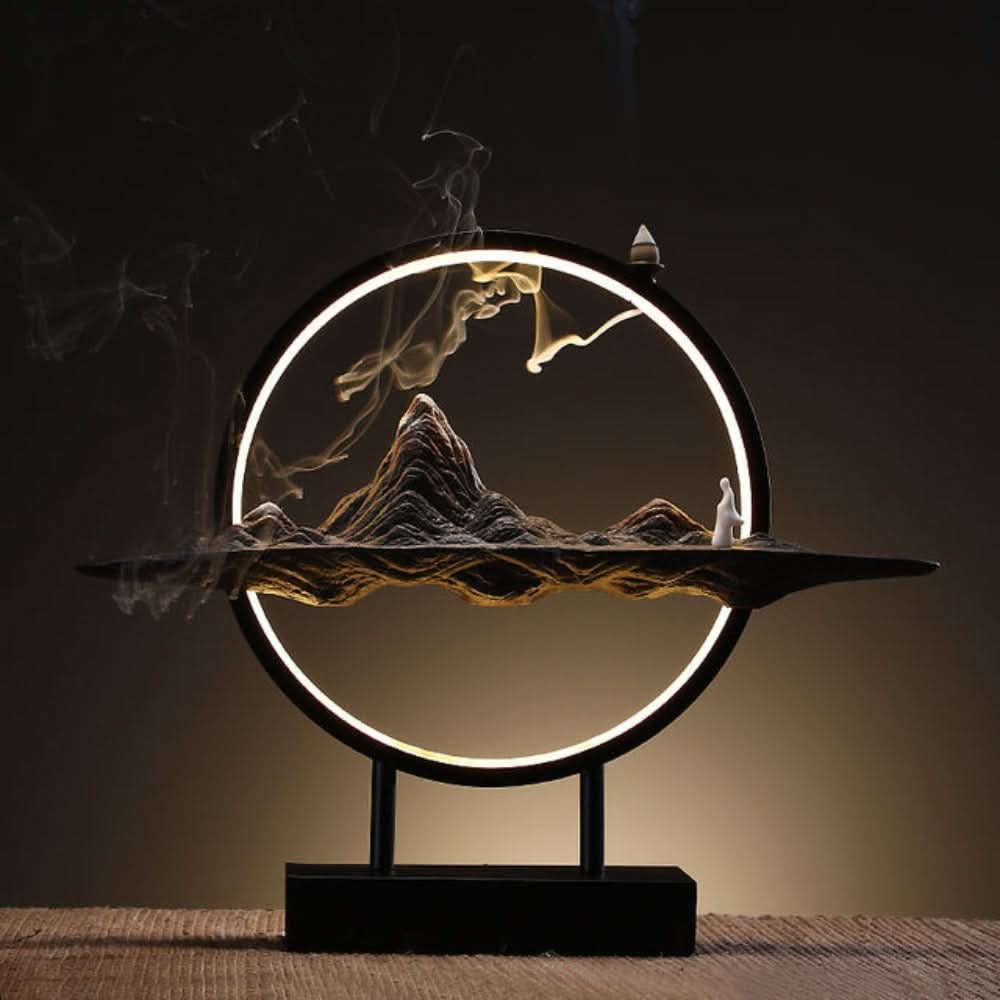 Essentra LED Waterfall Incense Burner Lamp