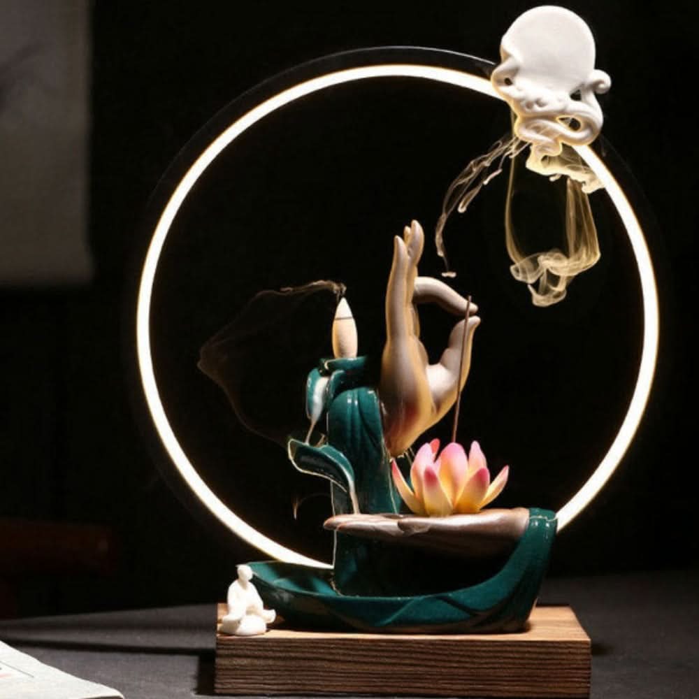 Essentra LED Waterfall Incense Burner Lamp