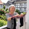 Tragbarer, Elastischer Kleiderbügel für Unterwegs