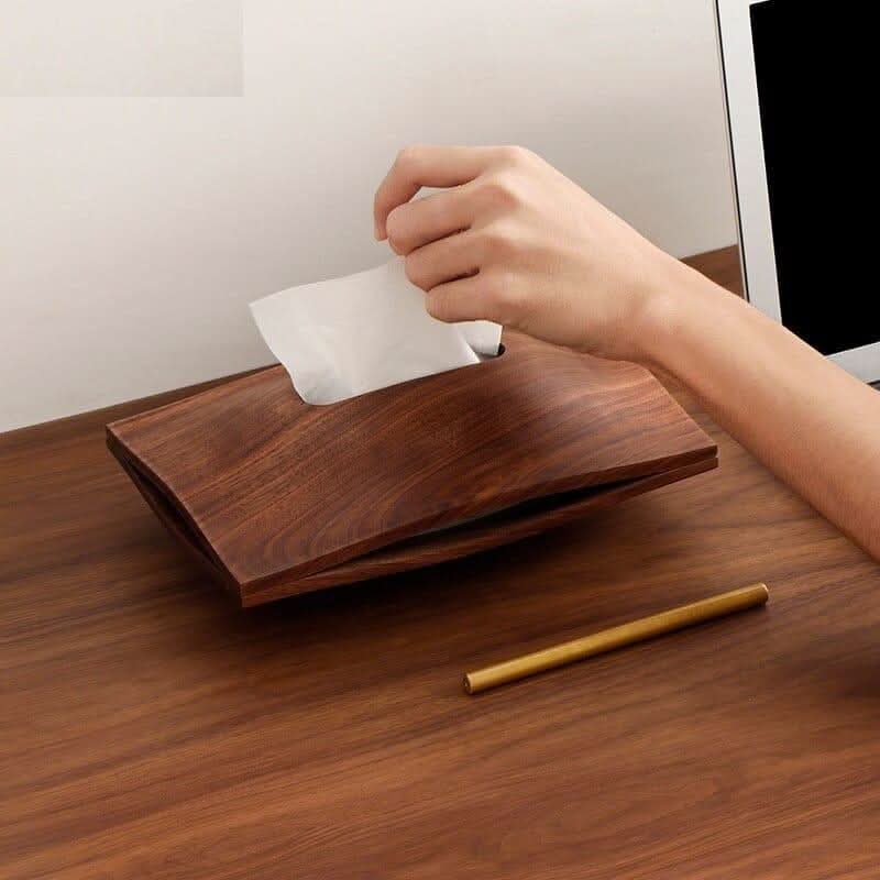 SERAVINA Whispering Woods Solid Wood Tissue Holder