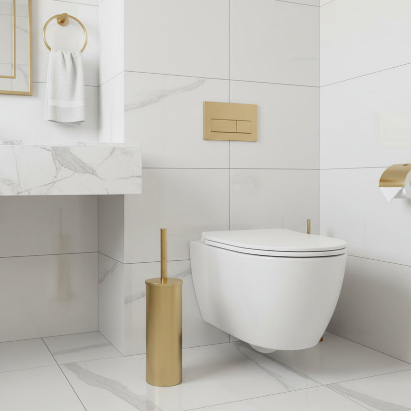 Goldy - Luxurious Toilet Brush Holder