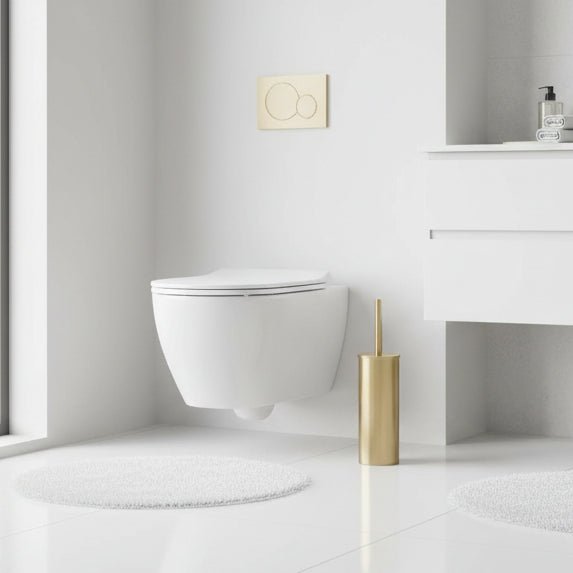 Goldy - Luxurious Toilet Brush Holder