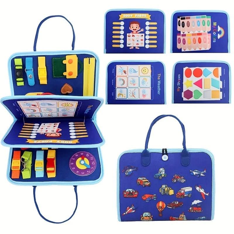 WunderKleinkinder – Montessori Sensory Book For Little Explorers | Experience Colors, Shapes & Textures