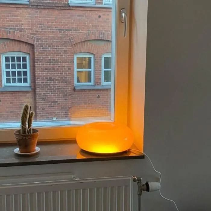 Modern Donut Table Lamp – Stylish Donut Table Lamp with Touch Dimmer & 3 Light Colors