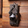 SIRELIA Wild West Bottle Opener Made of Wood and Iron Rustic Charm