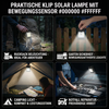 Praktische Klip Solar Lampe mit Bewegungssensor