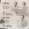 Saugnapf Badezimmer Regal