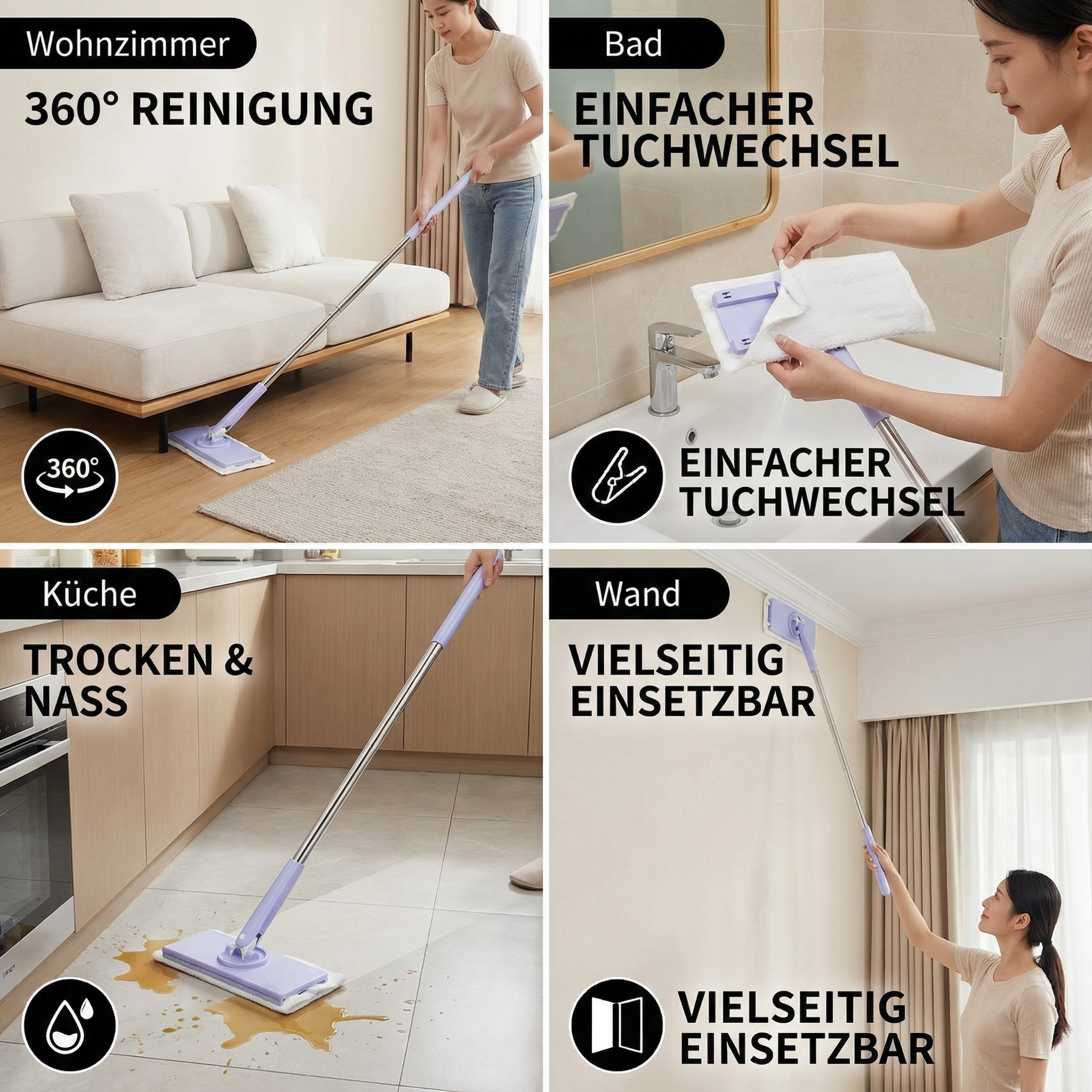 Praktischer Wischmopp